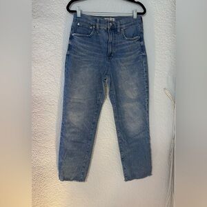Madewell Blue Ankle Jeans